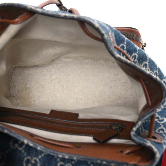 Gucci New Denim Gg Retro Interlocking G #240151G12B - Picture 4 of 9